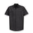 Vf Workwear-Div / Vf Imagewear (W) Short Sleeve Industrial Solid Work Shirts - Men's Short-Sleeve Industrial Solid Work Shirt, 65% Polyester/35% Cotton, Black, Size 2XL - SP24BKXXL