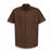 Vf Workwear-Div / Vf Imagewear (W) Short Sleeve Industrial Solid Work Shirts - Men's Short-Sleeve Industrial Solid Work Shirt, 65% Polyester/35% Cotton, Chocolate Brown, Size 2XL - SP24CBXXL