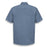 Vf Workwear-Div / Vf Imagewear (W) Short Sleeve Industrial Solid Work Shirts - Men's Short-Sleeve Industrial Solid Work Shirt, 65% Polyester/35% Cotton, Postman Blue, Size L - SP24PBL