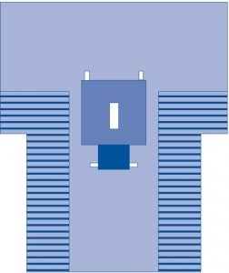 Medline Nonsterile Laparotomy Drapes - Laparotomy T-Drape - SPT-3110SCS