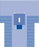 Medline Nonsterile Laparotomy Drapes - Laparotomy T-Drape - SPT-3110SCS
