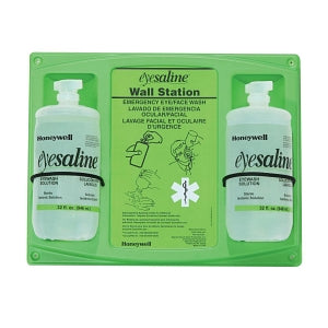 Sperian Protection Eyewash Wall Stations - Wall-Mounted Eyewash Station, Sterile, 32 oz. Bottle - 32-000462-0000