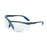 Sperian Protection Uvex Genesis X2 Glasses - Ultra-Dura Glasses, Silver and Navy Frame - S3500
