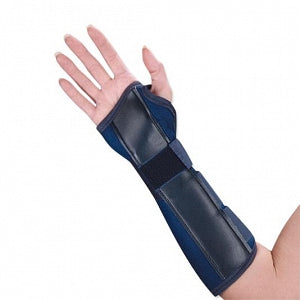 S2s Global Canvas Wrist and Forearm Splint - 11" Blue Canvas Wrist and Forearm Splint, Left, Size XL - 1131LXLPP