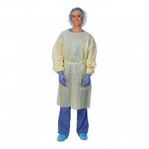 S2S Global SMS Cover Gowns - MBO-COVER, GOWN, MEDIUM WEIGHT, UNIV, YELLOW - 2330