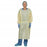 S2S Global Over-The-Head Poly Cover Gowns - Over-The-Head Polyethylene-Coated Cover Gown, Yellow, Size XL - 2365
