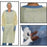 S2S Global Over-The-Head Poly Cover Gowns - Over-The-Head Polyethylene-Coated Cover Gown, Blue, Size XL - 2368