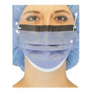 S2S Global PremierPro Surgical and Isolation Masks - Procedure Mask, Ear Loop, Antifog, Sea Blue - 2450