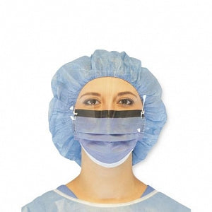 S2S Global Surgical Tie Masks - Level 1 Surgical Tie Mask, Sea Blue, Antifog and Antiglare Visor - 2481