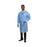 S2S Global PremierPro Disposable Lab Coats - PremierPro Disposable Lab Coat, SMS, Knit Collar and Cuffs, Blue, Size L - 26124
