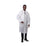 S2S Global PremierPro Disposable Lab Coats - PremierPro Disposable Lab Coat, SMS, Traditional Collar and Knit Cuffs, White, Size L - 26134