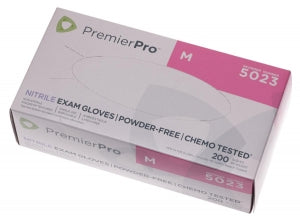 S2s Global PremierPro Nonsterile Nitrile Exam Gloves - PremierPro Powder-Free Nitrile Exam Gloves, Size M - 5023