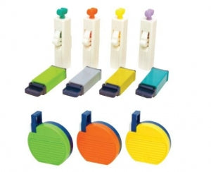 S2S Global Safety Lancets - Safety Lancet, Push Button, Purple, 28 g. - 7524