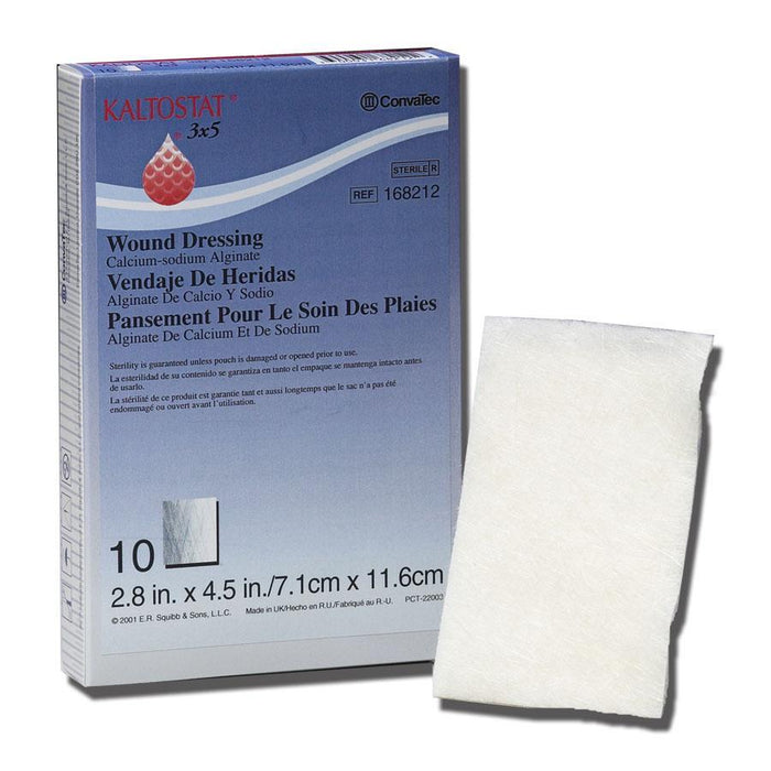 Convatec KALTOSTAT Alginate Dressings - DRESSING, ALGINATE, KALOSTAT, FORTEX, 4X4, VA - 168356