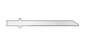 MicroAire Surgical Reciprocating Saw Blades - Reciprocating Saw Blade, Large, 6.2 mm x 60.2 mm x 1 mm - SR250