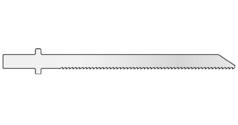 MicroAire Surgical Reciprocating Saw Blades - Reciprocating Saw Blade, Large, 6.4 mm x 78.7 mm x 1 mm - SR300