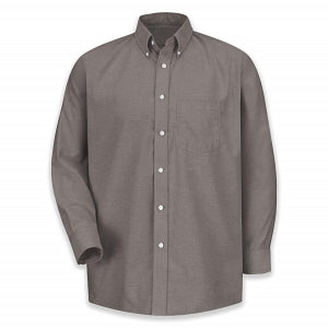 Vf Workwear-Div / Vf Imagewear (W) Men's Dress Work Shirts - Men's Executive Long-Sleeve Button-Down Shirt, Gray, Size 2XL - SR70GY-195-34