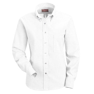 Vf Workwear-Div / Vf Imagewear (W) Ladies Executive Button Down Shirts - Women's White Oxford Dress Shirt, 60% Cotton/40% Polyester, 0 - SR71WH08
