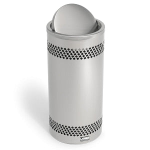 Medline Co-Label Decorative Indoor Trash Cans - Indoor Trash Can, Stainless Steel, 15 gal. - MTCSS1502