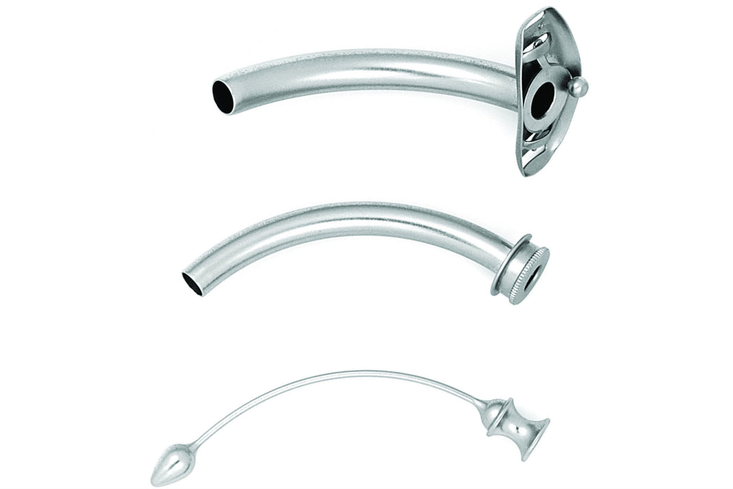 Teleflex Medical Jackson Trach Tubes - Jackson Trach Tube, Improved, Stainless Steel, Size 7 - 518040