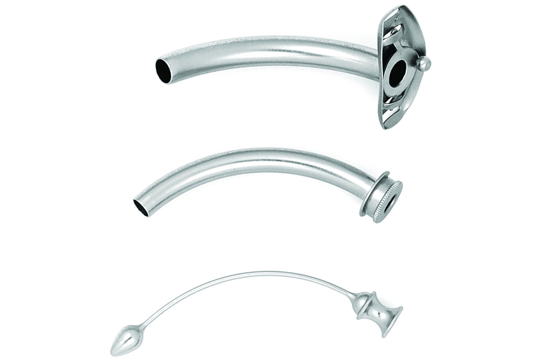 Teleflex Medical Jackson Trach Tubes - Jackson Trach Tube, Improved, Stainless Steel, Size 7 - 518040