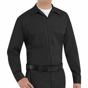 Vf Workwear-Div / Vf Imagewear (W) Long Sleeve Utility Work Shirt - Utility Work Shirt, Long Sleeves, Black, Size XL - ST52BKXL