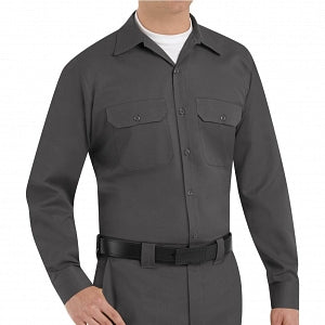 Vf Workwear-Div / Vf Imagewear (W) Long Sleeve Utility Work Shirt - Utility Work Shirt, Long Sleeves, Charcoal, Size S - ST52CHS
