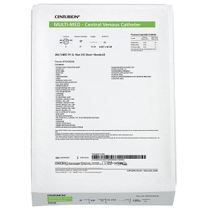 Centurion Multi-Med Central Venous Catheter Bundle - Multi-Med CVC Stock+ Catheter Bundle, 7 Fr, 16 cm - STCVC03US