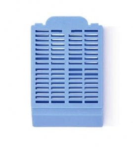 Statlab MedicalProduct Rear Tab Histo Embedding Cassette W/Lid - CASSETTE, HISTO, EMBED, W/LID, BLUE, 1500/CS - EC301