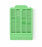 Statlab MedicalProduct Rear Tab Histo Embedding Cassette W/Lid - CASSETTE, HISTO, EMBED, W/LID, GREEN, 1500/CS - EC303