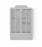 Statlab MedicalProduct Rear Tab Histo Embedding Cassette W/Lid - CASSETTE, HISTO, EMBED, W/LID, GREY, 1500/CS - EC307