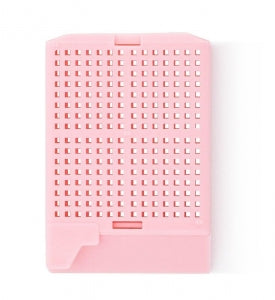 Statlab Medical Products Signature Processing / Embed Cassette - CASSETTE, PROCESS / EMBED, PRNTNG, TAPED, PINK - M406-3T