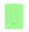 Statlab Medical Products Signature Processing / Embed Cassette - CASSETTE, PROCESS / EMBED, PRINTNG, TAPED, GRN - M406-4T