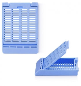 Statlab Medical Products Slim Embedding Cassettes Hinged Lid - CASSETTE, SLIM, HINGED, TAPED, BLUE, 2000/CS - M509-6T