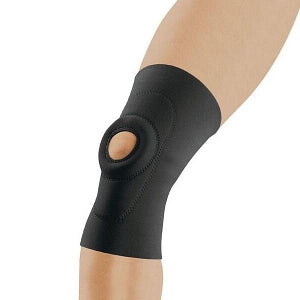Scott Specialties Tubular Knee Sleeve with Open Patella - Knee Sleeve with Open Patella and Tubular Buttress, Black, Size XL - 0415 BLA XL