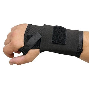 Scott Specialties Wrist Support with Tension Strap - Wrist Support with Tension Strap, Black, Right, Size M - 1378 BLA MDR