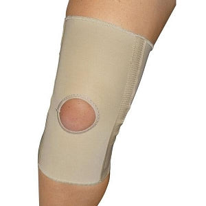 Scott Specialties Slip-On Knee Support with Open Patella - Slip-On Knee Support with Open Patella, Beige, Size L - 3700 BEI LG