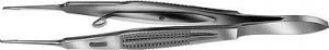 Ba Stern-Castroviejo Suturing Forceps - Stern-Castroviejo Forceps with Lock, 0.5 mm - E1798 S