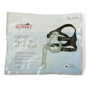 Sunset Healthcare Silicone Full Face CPAP / BIPAP Masks - Silicone Ful ...