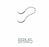 Surgical Specialties Sharpoint Microsutures Nylon Sutures - Nylon Black Monofilament Nonabsorbable Double-Armed Suture with 5 mm Bi-Curve M. E.T. BRM-5 Needle, 2.5 cm Long, Size 10-0 - AA-2492