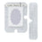 Centurion SorbaView 2000 Window Dressings - Sterile SorbaView 2000 Window Dressing with Notch and Closure Piece, 2.5" x 3" - SV30NVST