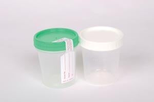 Cardinal Health Green-Cap Specimen Containers - Specimen Container, Sterile, Green Tip with Seal, 4 oz. - 8889207026