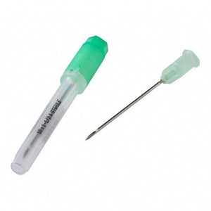Cardinal Health Rigid Pack Hypodermic Needles with Polypropylene Hub - Hypodermic Needle with Short Bevel and Polypropylene Luer Lock Hub, 18G x 1.5" - 8881250024