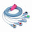 Cardinal Health Disposable Cable / Leadwire Systems - Disposable 5 Lead Radiolucent Dual Connect Lead System, 36" - 33136R36