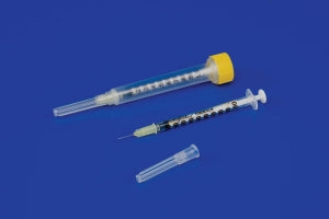 Cardinal Health Tuberculin Syringes - 1 mL TB Syringe with 27G x 1/2" Needle - 8881501368
