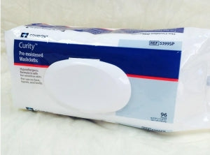 Cardinal Health Curity Pre-moistened Disposable Washcloths - Curity Washcloth, Pre-Moistened - 5399SP