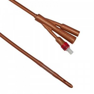 Cardinal Health Dover Silver-Coated Silicone Foley Catheters - Dover 3-Way Foley Catheter, Silver, 18 Fr x 30 mL - 665183IC