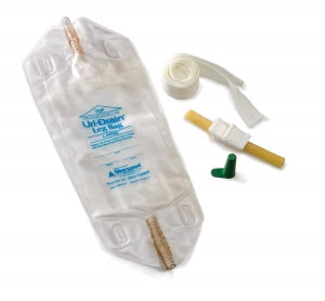 Cardinal Health Leg Bags & Accessories - Uri-Drain Leg Bag, Size S, 9 oz., Reusable, Deluxe - 8884733100