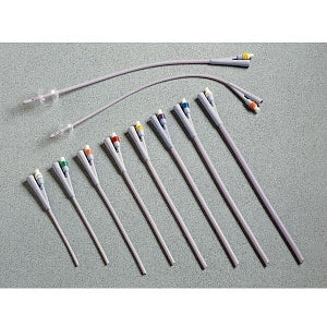 Cardinal Health 100% Silicone Foley Catheters - 2-Way Dover Silicone Foley Catheter, 14 Fr, 30 cc - 8887630142