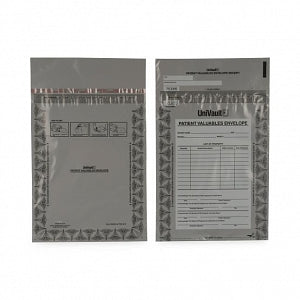 Uniflex Patient Valuables Envelopes - Patient Valuables Bag, Clear, 9 ...